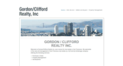 Desktop Screenshot of gordonclifford.com